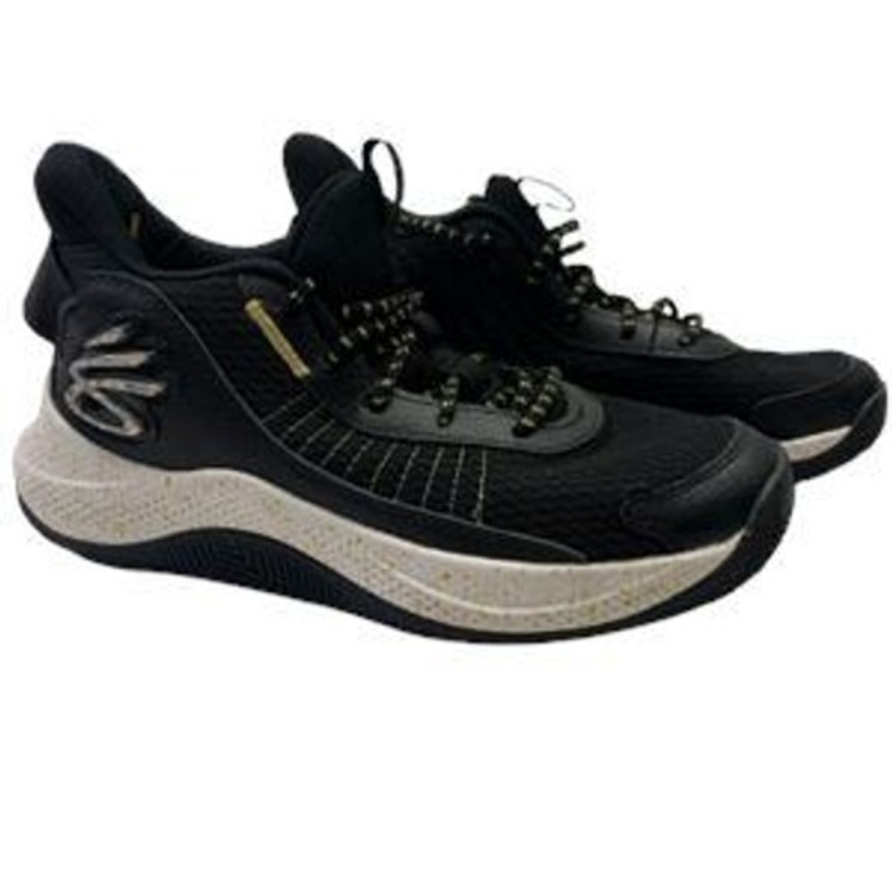 Under‎ Armour Curry 3Z7 Basketball Shoe Black Gold 3026622-001 Men 9 Women 10.5